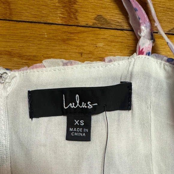 Lulu's Pink and Blue Floral Maxi Dress - Picture 2 of 8